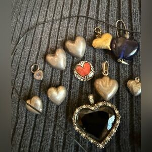 Elegant Heart Charm Collection